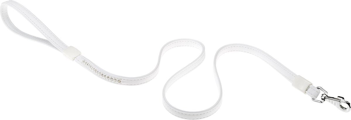 Ferplast laisse pour chien lux b 15 mm l 110 cm blanc