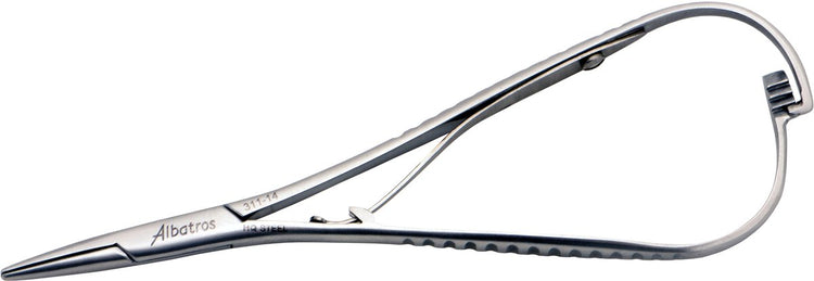 Albatros - Pince à prise confort HQ - pince de décrochage - 14 cm - acier inoxydable - système de verrouillage à dégagement rapide