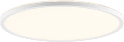 Brilliant avola - plafonnier - ø 42 cm - led 22w - 3000lm - 2700k-6500k - cct - minuterie - veilleuse - dimmable - télécommande - ip20 - blanc