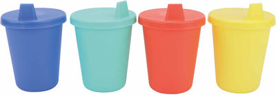 Nûby - gobelet à bec dur pour enfant - bec libre - 207ml - 4 pièces - 9+ mois