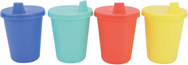 Nûby - gobelet à bec dur pour enfant - bec libre - 207ml - 4 pièces - 9+ mois