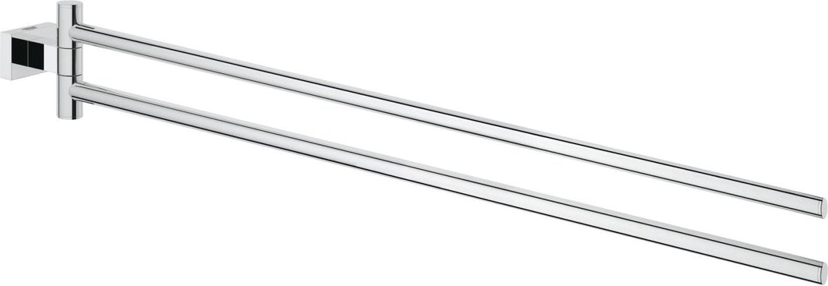 Porte-serviettes cube Grohe essentials - avec deux bras rotatifs