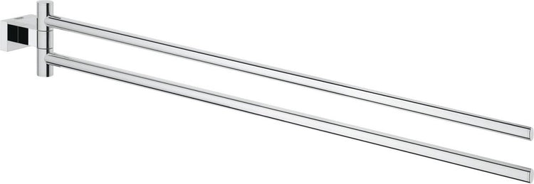 Porte-serviettes cube Grohe essentials - avec deux bras rotatifs