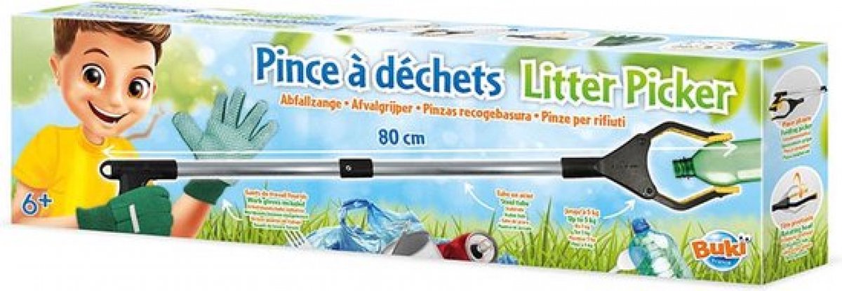 Buki france buki - récupérateur de déchets pour enfants - récupérateur d'ordures