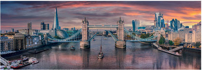 Clementoni Jigsaw Puzzle Panorama de l'autre côté de la Tamise, 1000st.