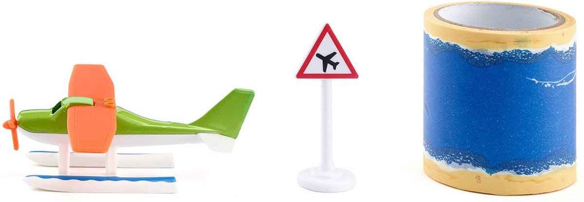 Siku hydravion garçons 9 cm 5 mètres vert 3 pièces