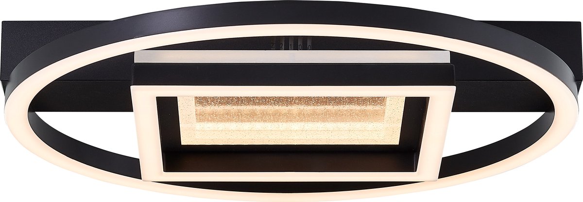 Brilliant queens - plafonnier - LED 30w - 3000k - noir