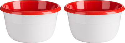 Bol petit-déjeuner Trudeau Leon - rouge - pour enfants - 2 pièces