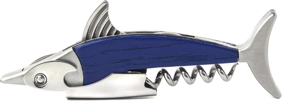 Tire-bouchon Kikkerland marlin bleu