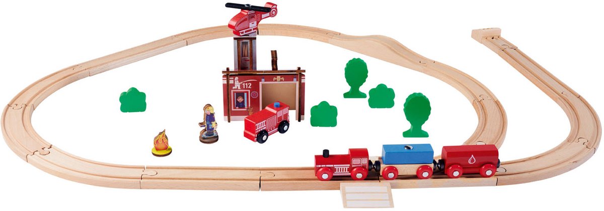 Eichhorn Track Track with Bridge Play set, 33dlg.