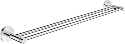 Porte-serviettes double Grohe essentials - 60 cm - métal - chrome