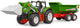 Tracteur Bruder Roadmax avec chargeur frontal et remorque
