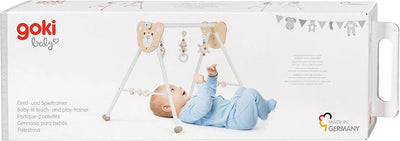 Ours de gymnase de bébé en bois goki
