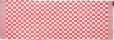 Ddddd - 2x chemin de table - barbecue - 50 x 140 cm - rouge - lot de 2 pièces