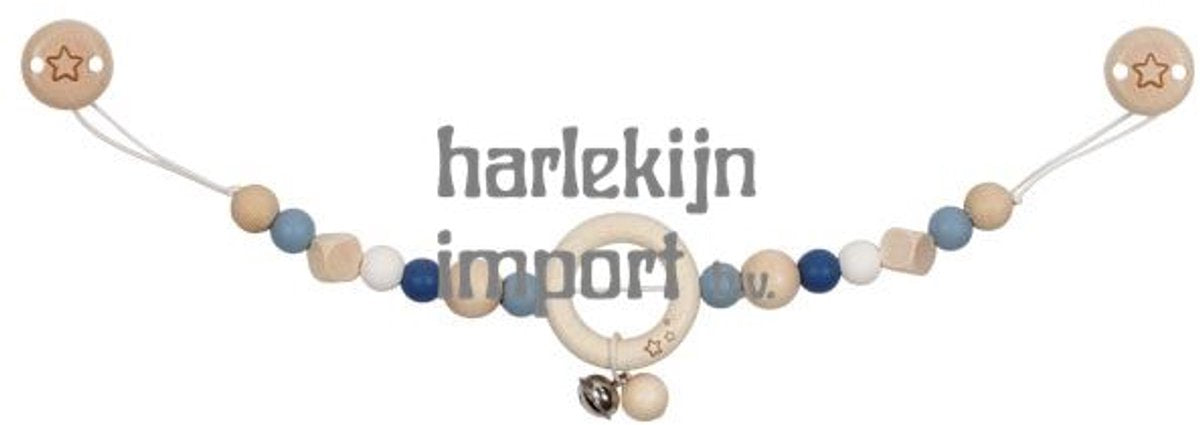GOKI WOODEN PARLER CHACHER STAR BLUE AVEC CLIPS