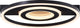 Brilliant queens - plafonnier - LED 26w - 3000k - noir