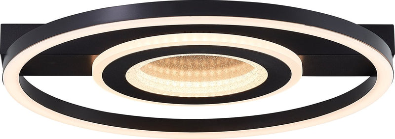 Brilliant queens - plafonnier - LED 26w - 3000k - noir