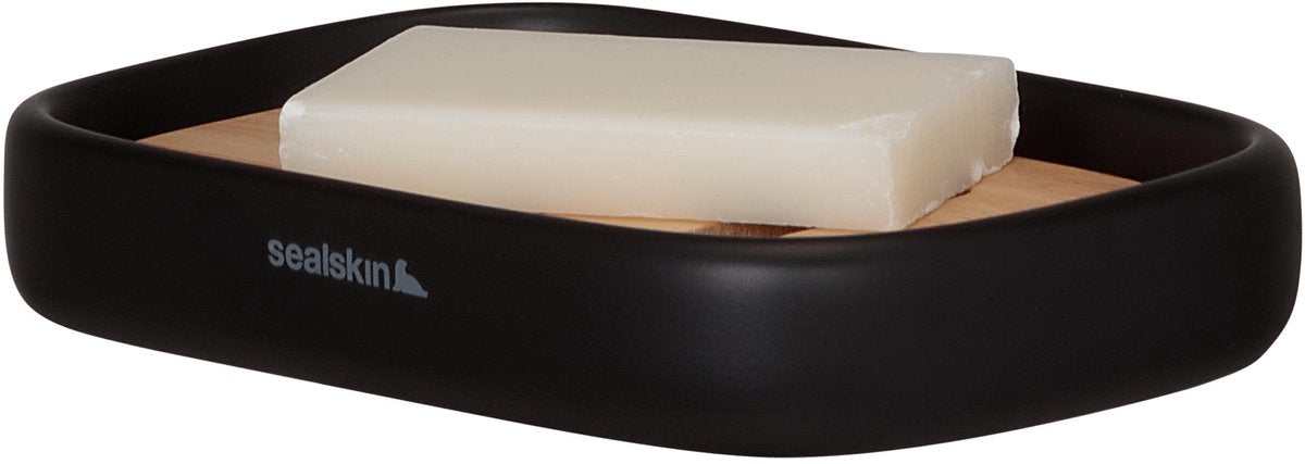 Esprit peau de phoque - porte-savon - porte-savon - FSC - aspect bois noir