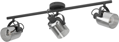 Spot Eglo berregas - e27 - 77,5 cm - gris noir