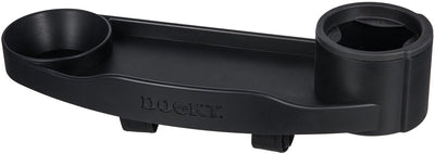 Plateau d'activités snack pour poussette Dooky - plateau pour manger et jouer pour le landau et la poussette - noir