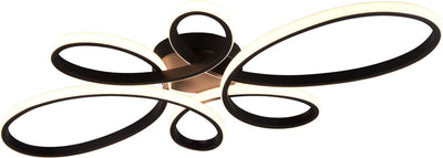 Trio fly - plafonnier - noir mat - incl. 1x CMS 32w - dimmable