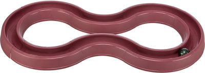 Trixie course de balle clignotante plastique rose 65x31 cm