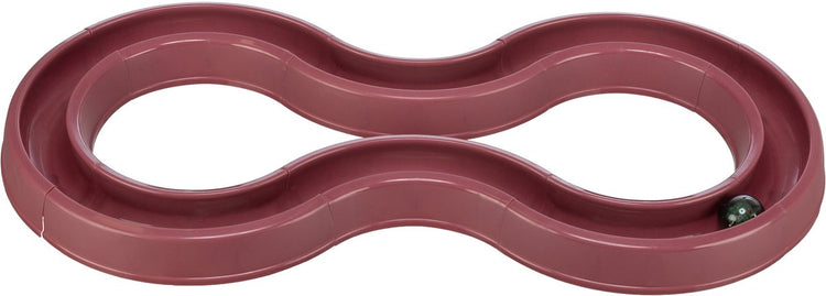 Trixie course de balle clignotante plastique rose 65x31 cm