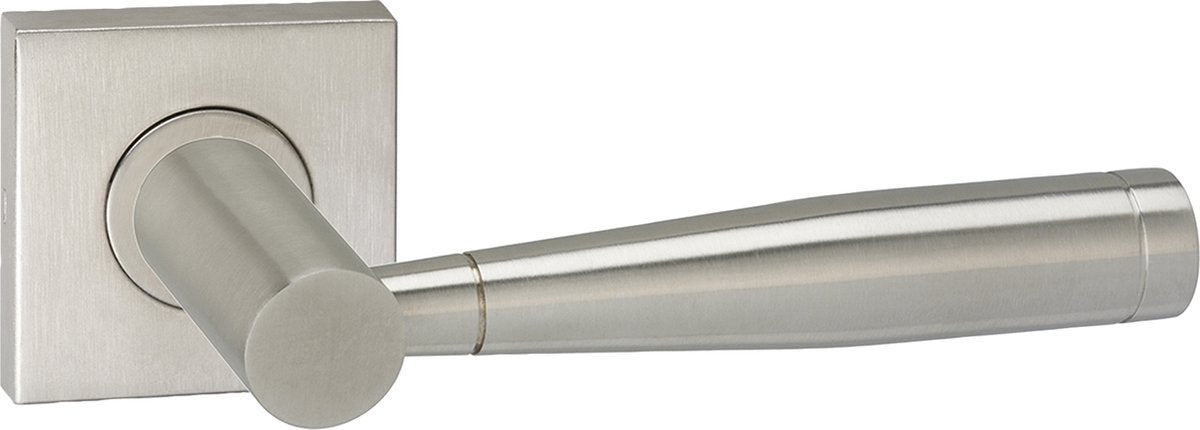 Poignée de porte Impresso - retford - pour l'intérieur - carrée - acier inoxydable - 2 pièces