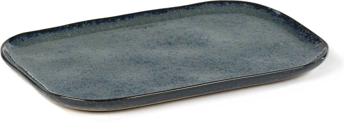 Serax - table merci la nouvelle - assiette l - bleu gris - 8 pièces