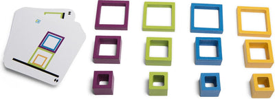 Toys BS Forme des cadres en bois et jeu de couleur