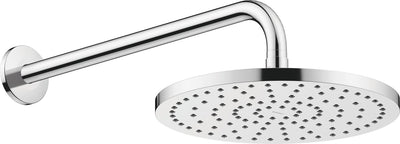 Set de douche à effet pluie Duravit ø250 mm – débit négatif – économie d'eau – bras de douche 410 mm – chrome brillant