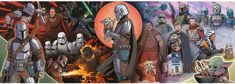 Trefl 1000p - aventures des mandaloriens star de Lucasfilm