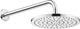 Set de douche à effet pluie Duravit ø250 mm – débit négatif – économie d'eau – bras de douche 410 mm – chrome brillant