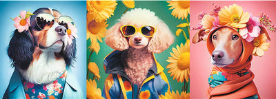 Trefl - puzzles - 500 panorama - doggie fashion week