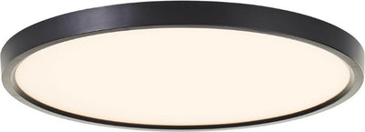 Brilliant galo - plafonnier - led 26w 3000lm - 3000k - 40cm - noir