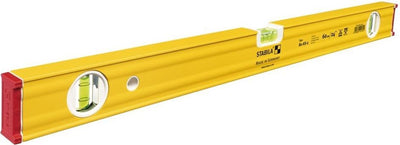 Niveau à bulle Stabila | 60 cm | jaune aluminium | ± 0,5 mm·m | 1 pièce - 19170 19170