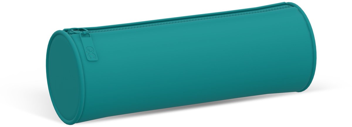 Trousse Qc color bleu-vert - ronde - 21cm