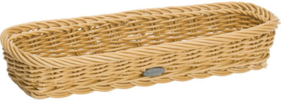 Panier à couverts Westmark, adapté à l'hôtellerie et à la restauration, rectangulaire, env. 39,5 x 28 x 8,5 cm, fibre synthétique, édition saleen, beige clair, 02016830101