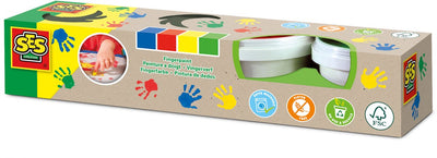 Peinture SES Eco Finger, 4 couleurs