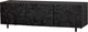 Meuble TV comptoir Woood - manguier - noir - 50x160x45