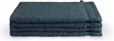 Ensemble de serviettes Byrklund - bases de bain - 4 pièces - 4x 16x21 - 100% coton - bleu foncé