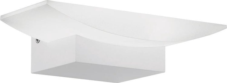 Eglo metrass - applique - 1 lumière - blanc - finition satinée