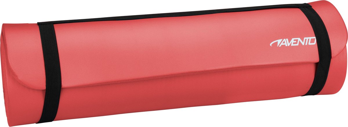 Tapis de yoga fitness Avento nbr - rose - 183 x 61 x 1,2 cm