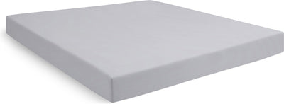Drap-housse week-end Cendrillon - convient pour sommier tapissier - coton - 180x210 cm - hauteur de matelas jusqu'à 35 cm - gris clair
