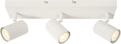 Lucide amigo - spot de plafond (plafonnier) - 3xgu10 - blanc