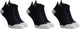 Rogelli core chaussettes de course - pack de 3 - noir gris - 36 39