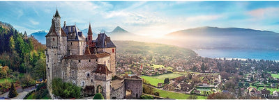 Trefl - puzzles - 1000 panoramas - château de menthon, france.