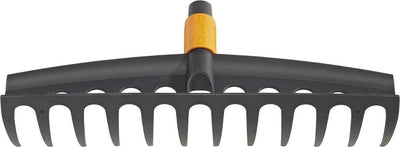 Râteau Fiskars quikfit - accessoire râteau à herbe - outils de jardin - acier trempé