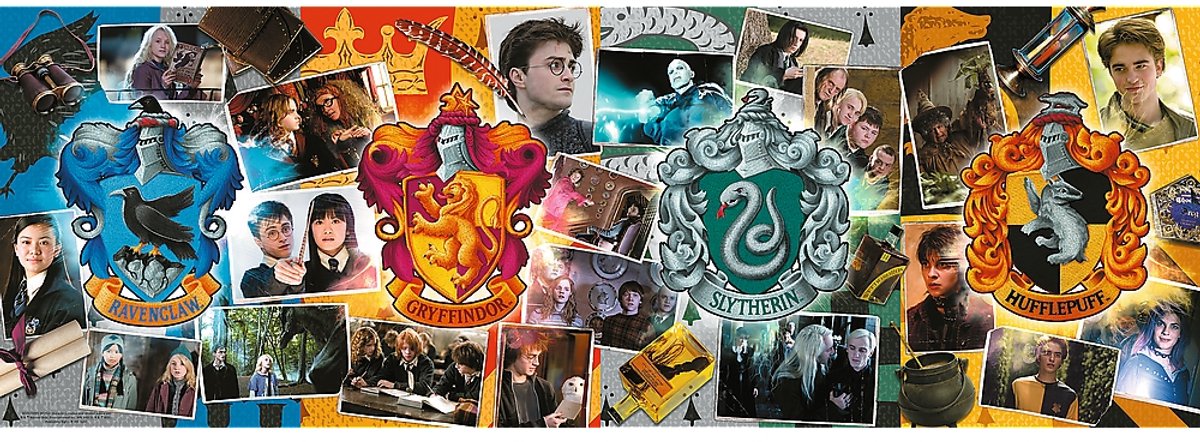 Trefl 1000p - quatre maisons de Poudlard Warner Harry Potter