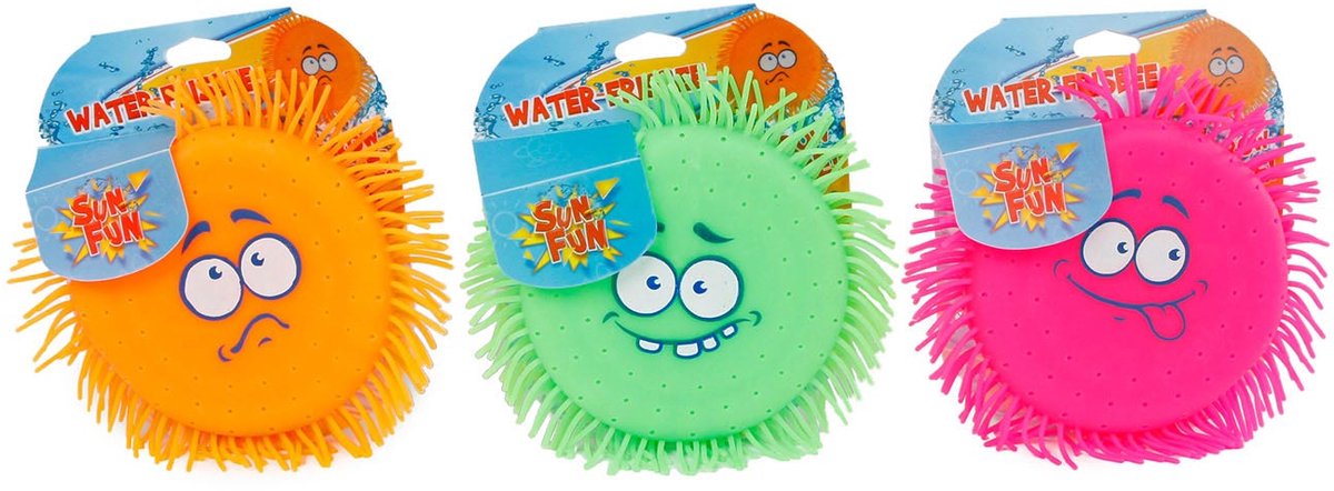 Sun Fun Sun Sun Fun Water jetant un disque de frisbee